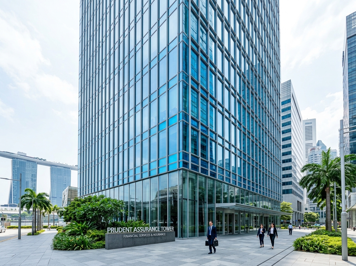 Professional Singapore office building exterior